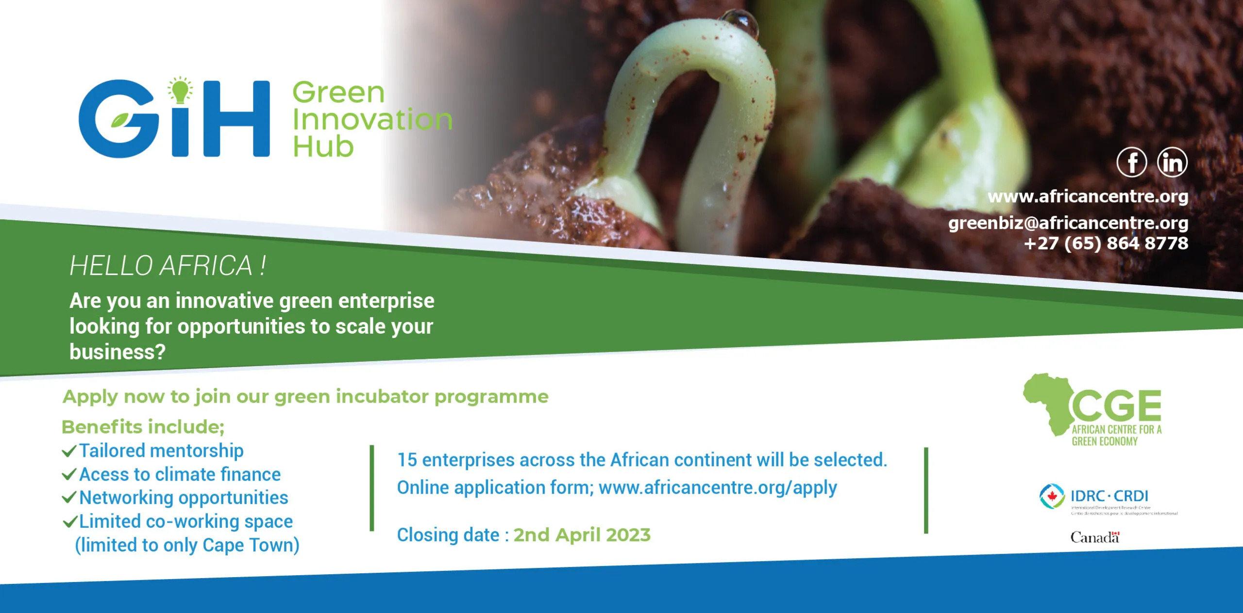 Green Business Accelerator programme now accepting applications – Incubees