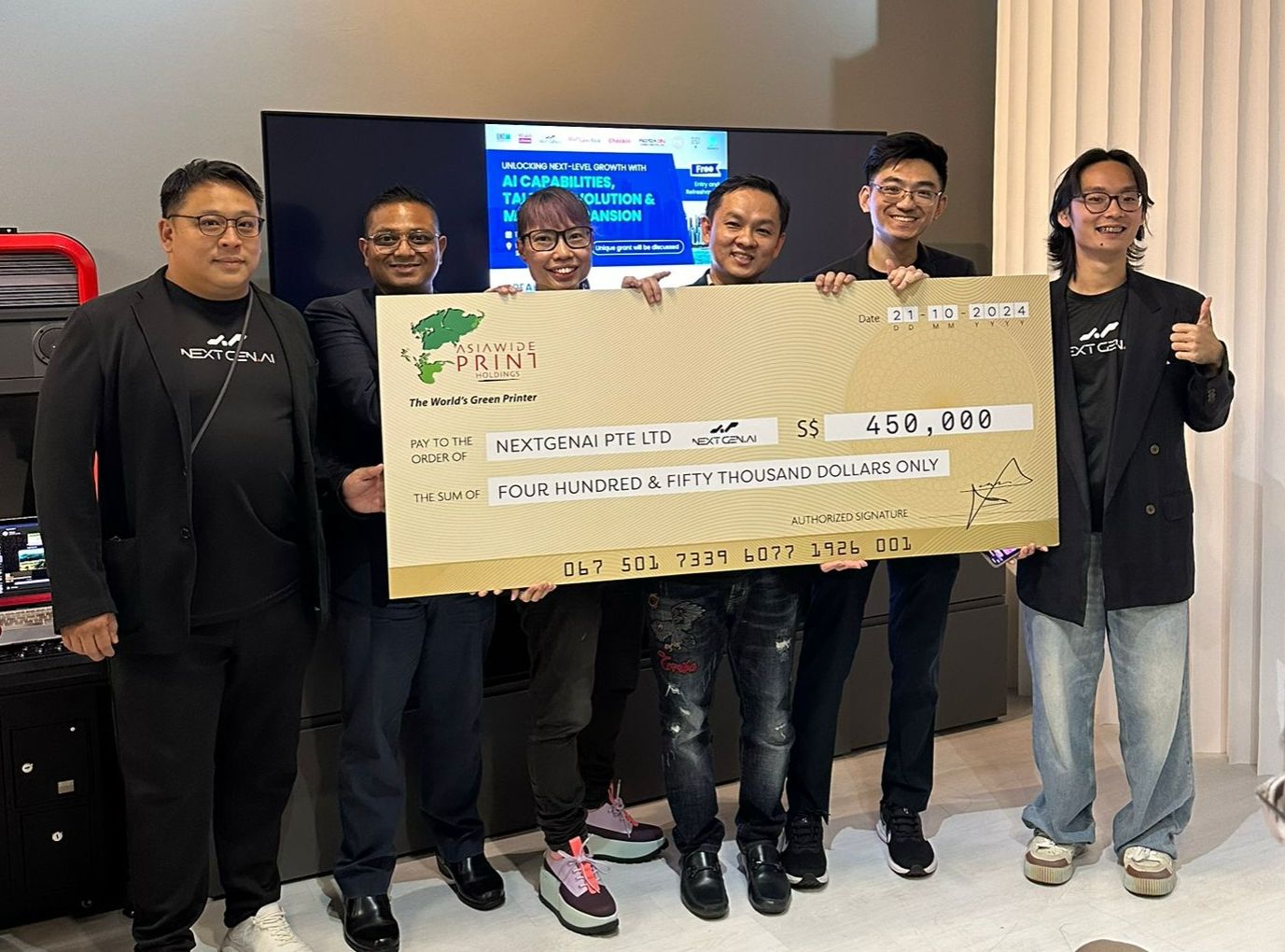 NextGen.AI raised 343K Preseed investment from Asiawide Print